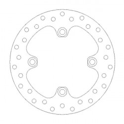 Δισκόπλακα MOTO-MASTER REAR DISC ROUND YFM 700 4X4 23 Δισκόπλακα MOTO-MASTER REAR DISC ROUND YFM 700 4X4 23