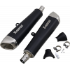 Τελικό εξάτμισης μοτοσυκλέτας AKRAPOVIC TI BK SPD TWIN