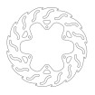 Δισκόπλακα MOTO-MASTER BRAKE ROTOR FIX FLAME RIGHT PIAGGIO MP3 400 ABS 23 thumb