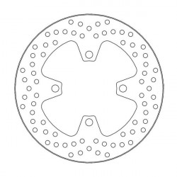 Δισκόπλακα MOTO-MASTER BRAKE ROTOR FIX ROUND L/R TRIUMPH STREET TRIPLE 765 R ABS 23