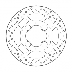 Δισκόπλακα MOTO-MASTER BRAKE ROTOR FIX ROUND HONDA VFR 800 X ABS 20 Δισκόπλακα MOTO-MASTER BRAKE ROTOR FIX ROUND HONDA VFR 800 X ABS 20