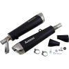 Τελικό εξάτμισης μοτοσυκλέτας AKRAPOVIC TI BK STR TWIN