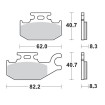 Τακάκια φρένων MOTO-MASTER BRAKEPAD SUZUKI / Τακάκια φρένων MOTO-MASTER BRAKEPAD SUZUKI / thumb