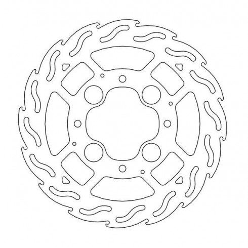 Δισκόπλακα MOTO-MASTER BRAKE ROTOR FIX FLAME HONDA VFR 800 X ABS 20 Δισκόπλακα MOTO-MASTER BRAKE ROTOR FIX FLAME HONDA VFR 800 X ABS 20