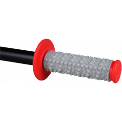 Χειρολαβές μοτοσυκλέτας SCAR DENSITY ΓΚΡΙ/ΚΟΚΚΙΝΟ