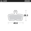 Τακάκια φρένων MOTO-MASTER BRAKE PAD ORGANIC c