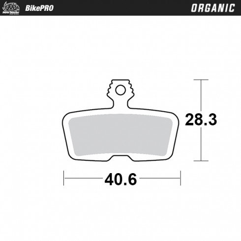 Τακάκια φρένων MOTO-MASTER BRAKE PAD ORGANIC c Τακάκια φρένων MOTO-MASTER BRAKE PAD ORGANIC c
