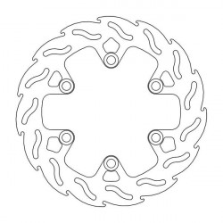 Δισκόπλακα MOTO-MASTER FLAME DISC REAR FIX KTM DUKE 125 ABS