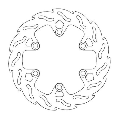 Δισκόπλακα MOTO-MASTER FLAME DISC REAR FIX KTM DUKE 125 ABS