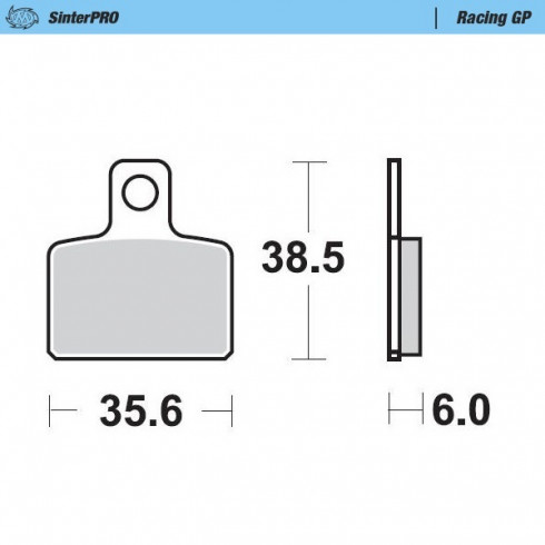 Τακάκια φρένων MOTO-MASTER BRAKE PAD SINTER RACING GAS GAS TXT 280 RACING 23 Τακάκια φρένων MOTO-MASTER BRAKE PAD SINTER RACING GAS GAS TXT 280 RACING 23