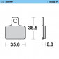 Τακάκια φρένων MOTO-MASTER BRAKE PAD SINTER RACING GAS GAS TXT 280 RACING 23 thumb