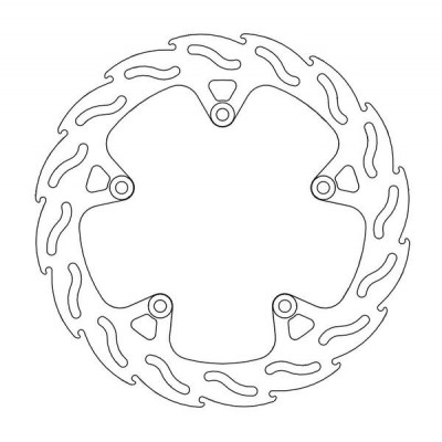 Δισκόπλακα MOTO-MASTER FLAME DISC FRONT FIX RIGH YP 250 R