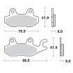 Τακάκια φρένων MOTO-MASTER BRAKEPAD YAMAHA	YFZ 450 R thumb