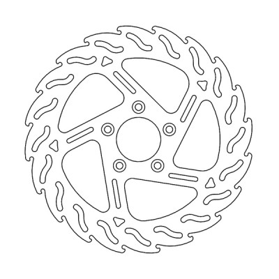 Δισκόπλακα MOTO-MASTER BRAKE ROTOR FIX FLAME R Harley Davidson XL 883 R 10-13
