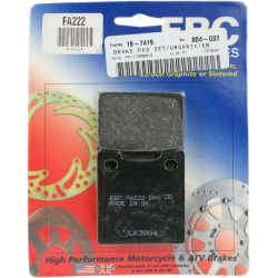 Τακάκια μοτοσυκλέτας EBC FA SER ORGANIC FA222