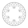 Πίσω δισκόπλακα μοτοσυκλέτας MOTO-MASTER BRAKE DISC VINT REAR SUZUKI DR-Z 400 SM 17-23