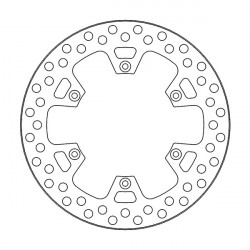 Πίσω δισκόπλακα μοτοσυκλέτας MOTO-MASTER BRAKE DISC VINT REAR SUZUKI DR-Z 400 SM 17-23
