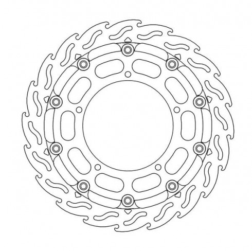 Δισκόπλακα MOTO-MASTER BRAKE ROTOR FLOAT FLAME RACE YAMAHA YZF-R1 1000 14 Δισκόπλακα MOTO-MASTER BRAKE ROTOR FLOAT FLAME RACE YAMAHA YZF-R1 1000 14