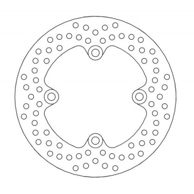 Δισκόπλακα MOTO-MASTER HALO REAR DISC KAWASAKI ZX-6 R 636 ABS