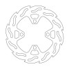 Δισκόπλακα MOTO-MASTER FLAME REAR DISC KAWASAKI KFX 450 R 2x4