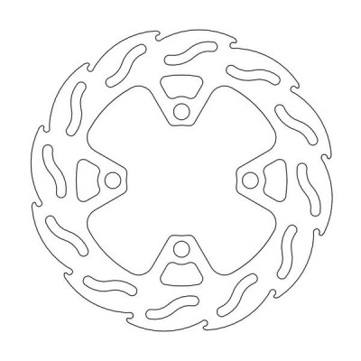 Δισκόπλακα MOTO-MASTER FLAME REAR DISC KAWASAKI KFX 450 R 2x4