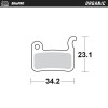 Τακάκια φρένων MOTO-MASTER BRAKE PAD ORGANIC