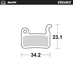 Τακάκια φρένων MOTO-MASTER BRAKE PAD ORGANIC Τακάκια φρένων MOTO-MASTER BRAKE PAD ORGANIC