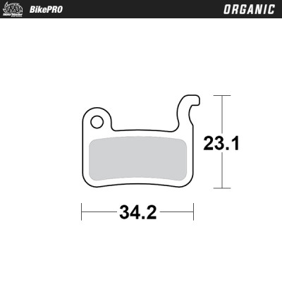 Τακάκια φρένων MOTO-MASTER BRAKE PAD ORGANIC