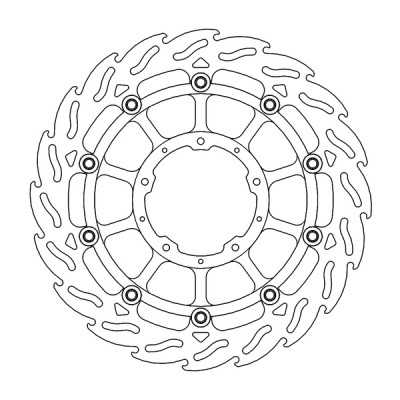Δισκόπλακα εμπρός MOTO-MASTER BRAKE DISC FLAME FRONT L HONDA CBR 1000 RR-R ABS