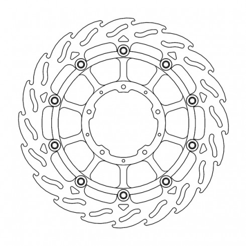 Δισκόπλακα εμπρός MOTO-MASTER BRAKE DISC FLAME FRONT L HONDA CBR 1000 RR-R ABS Δισκόπλακα εμπρός MOTO-MASTER BRAKE DISC FLAME FRONT L HONDA CBR 1000 RR-R ABS