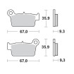 Τακάκια φρένων MOTO-MASTER BRAKE PAD SINTER RACE MX KAWASAKI KX 250 23 Τακάκια φρένων MOTO-MASTER BRAKE PAD SINTER RACE MX KAWASAKI KX 250 23 thumb