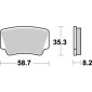 Τακάκια φρένων MOTO-MASTER NITRO για KTM SX 505 ATV thumb