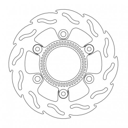 Δισκόπλακα MOTO-MASTER BRAKE ROTOR FIX FLAME ABS-FIT KAWASAKI Z 400 ABS Δισκόπλακα MOTO-MASTER BRAKE ROTOR FIX FLAME ABS-FIT KAWASAKI Z 400 ABS