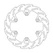 Δισκόπλακα μοτοσυκλέτας MOTO-MASTER FLAME REAR DISC MT-01 1700 11 thumb