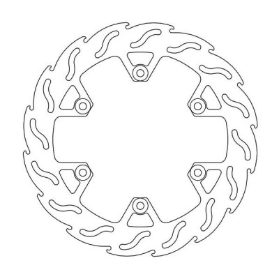 Δισκόπλακα μοτοσυκλέτας MOTO-MASTER FLAME REAR DISC MT-01 1700 11