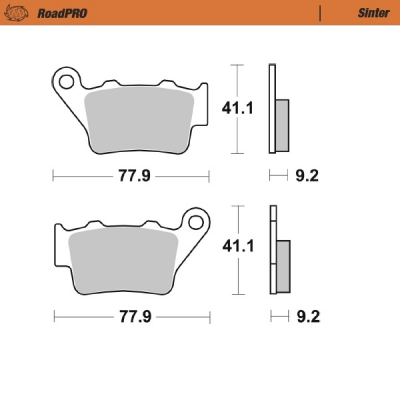 Τακάκια φρένων MOTO-MASTER BRAKE PAD SINTER SCOOTER