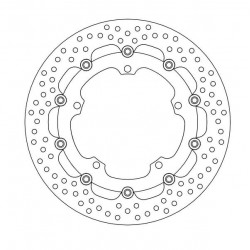 Δισκόπλακα MOTO-MASTER HALO FRONT DISC TRIUMPH SPEED TRIPLE 1050 RS ABS