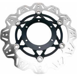 Δισκόπλακα μοτοσυκλέτας εμπρός EBC FLT VEE WAVE BLK FR VR1161BLK