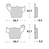 Τακάκια φρένων MOTO-MASTER BRAKEPAD 094312