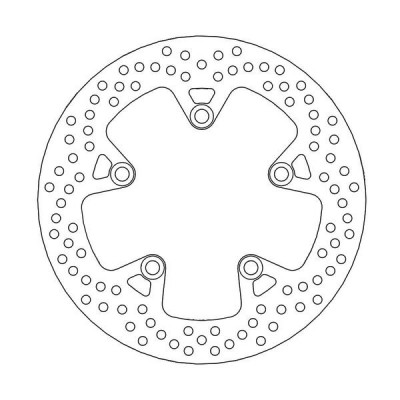 Δισκόπλακα MOTO-MASTER HALO REAR DISC YAMAHA FZ6 R 600