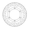Δισκόπλακα MOTO-MASTER BRAKE ROTOR FIX ROUND TRIUMPH SCRAMBLER 865 16