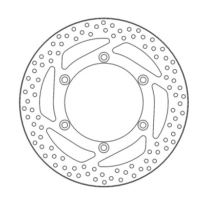 Δισκόπλακα MOTO-MASTER BRAKE ROTOR FIX ROUND TRIUMPH SCRAMBLER 865 16