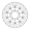 Δισκόπλακα MOTO-MASTER BRAKE DISC HALO T-FLOATER MV AGUSTA RUSH 1000 ABS 19-23