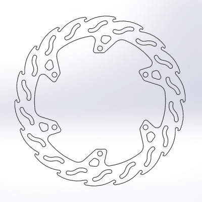 Δισκόπλακα MOTO-MASTER BRAKE ROTOR FIX FLAME YAMAHA	MT-125 ABS 22-23