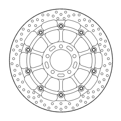 Δισκόπλακα MOTO-MASTER BRAKE DISC HALO FLOAT L/R KTM DUKE 890 ABS 23