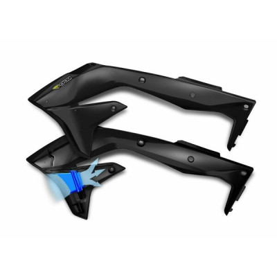 Κάλυμμα ψυγείου CYCRA P-FLOW RMZ 250/450 08-17 BLACK