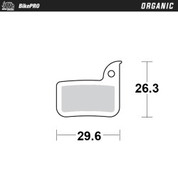 Τακάκια φρένων MOTO-MASTER BRAKE PAD ORGANIC, Τακάκια φρένων MOTO-MASTER BRAKE PAD ORGANIC,