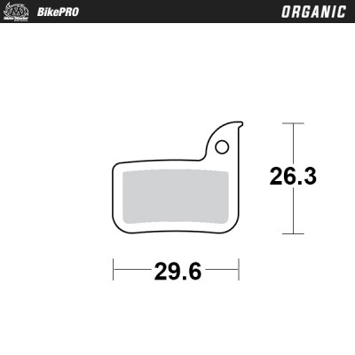 Τακάκια φρένων MOTO-MASTER BRAKE PAD ORGANIC,