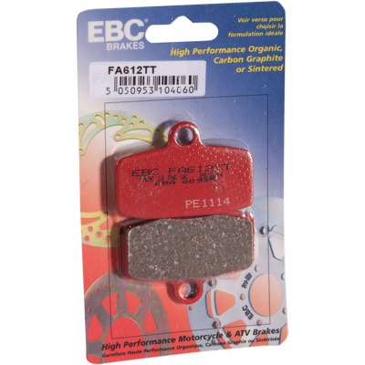 Τακάκια μοτοσυκλέτας EBC BRAKE PAD CARBON TT DIRT