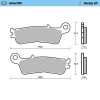 Τακάκια φρένων MOTO-MASTER BRAKEPAD 099822